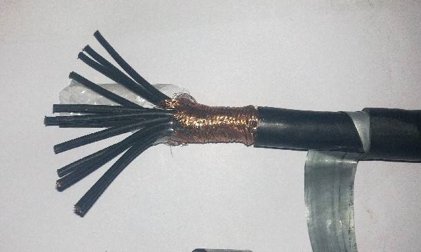 加强型PVC护套钢网编织屏蔽柔性控制电缆