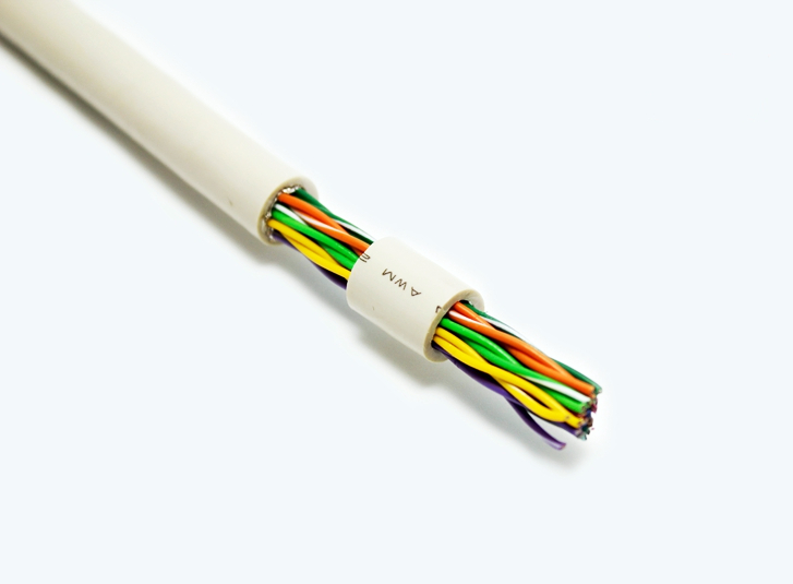 PVC柔性非屏蔽对绞数据电缆 250V