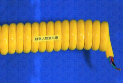 安徽机器人弹簧线标准 机器人螺旋电缆价格